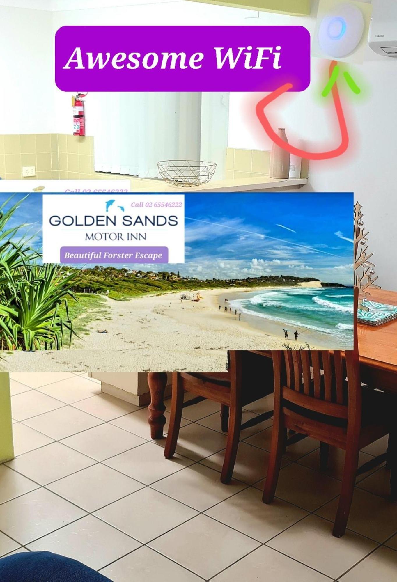 Golden Sands Motor Inn Forster Exterior foto